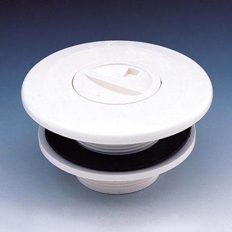 image: Prise Balai Astral Blanche pour Piscine Coque Polyester