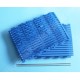 Kit de brosses PVC Ultra Premium bleues (2 brosses + 2 tiges de blocage)