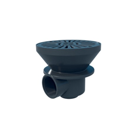 Bonde de fond D170mm Astralpool - Gris Anthracite
