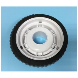 Roue blanche + pneu PVA pour robot R3/R5