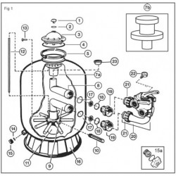 Couvercle de filtre HAYWARD PRO SIDE