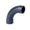 Coude Grand Rayon PVC-Pression-D63 à coller