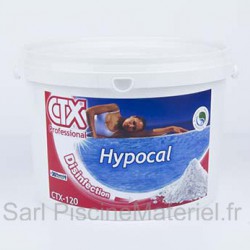 20kg Hypochlorite de Calcium CTX120 - granulés - 4 seaux 5kg