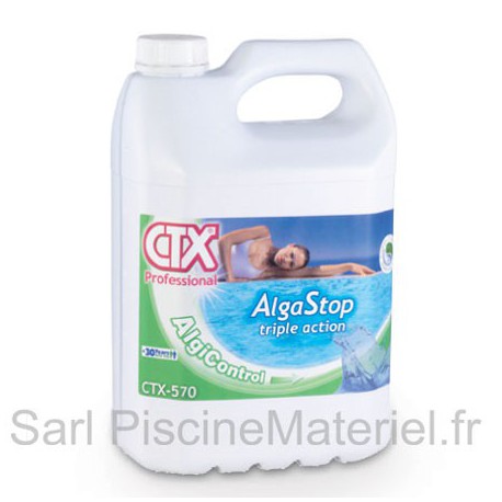 image: Anti Algues Piscine Alga Stop Triple Action CTX570 - Bidon 5L