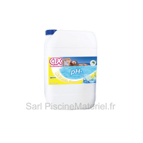 image: pH Moins Liquide Piscine CTX15 - Bidon de 20L