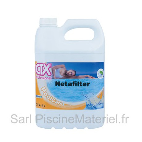 image: Nettoyant Filtre Piscine - NETAFILTER CTX57 - Bidon de 5L